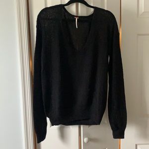 Free People v-neck sweater, size S, NWOT